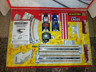 Scalextric 1000 Lagos Circuito Coches Nieve