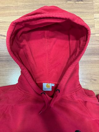 Sudadera Carhartt Roja con Capucha