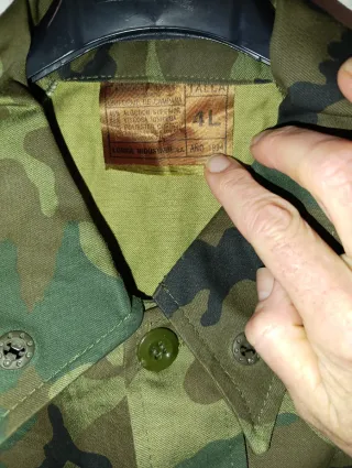 Camisa militar camuflaje