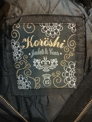 Abrigo negro Korösi