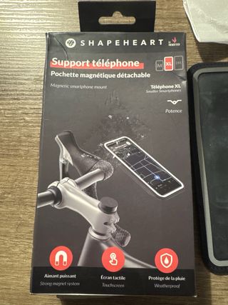 Soporte móvil imantado Shapeheart bici