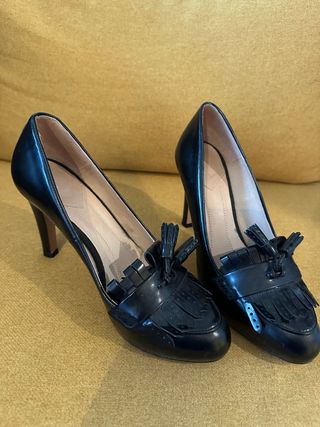 Zapatos Massimo Dutti tacón alto mujer usados 2 ve