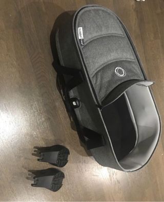 Bugaboo Bee 5 Gris+capazo+ capota verano+c.lluvia