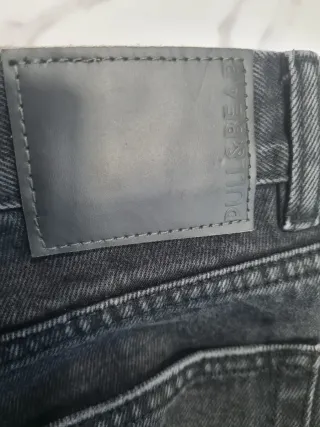 Vaquero Pull&Bear Gris Talla XL 42