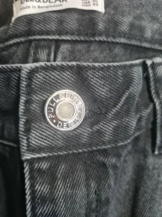 Vaquero Pull&Bear Gris Talla XL 42
