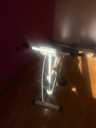 Bicicleta Estática Blanca