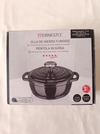 Olla Hierro Fundido Ernesto 1,13L