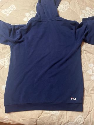 Felpa Fila blu con logo taglia 15-16 anni