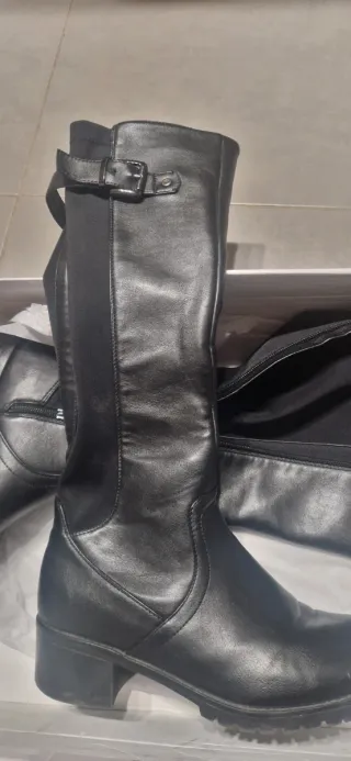 Stivali donna neri con tacco