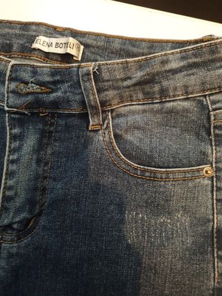 Pantalón vaquero ELENA BOTELI chica azul