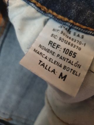 Pantalón vaquero ELENA BOTELI chica azul