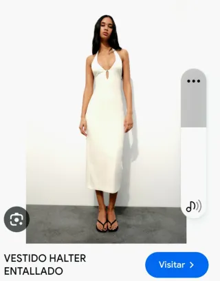 Vestido largo Zara con  etiqueta