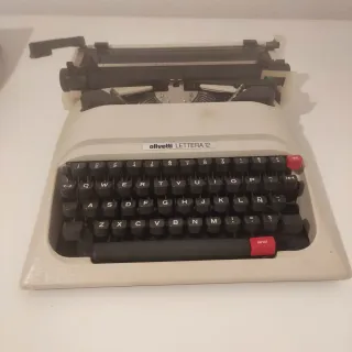 Olivetti Lettera 12 Máquina de Escribir Años 70