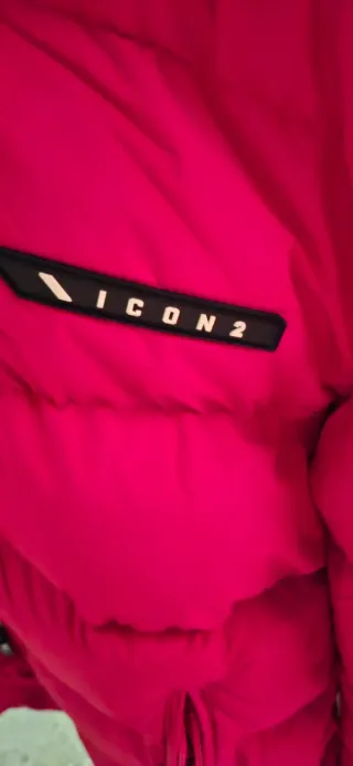 Chaquetón de plumas rojo hombre