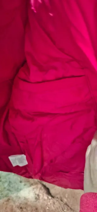 Chaquetón de plumas rojo hombre