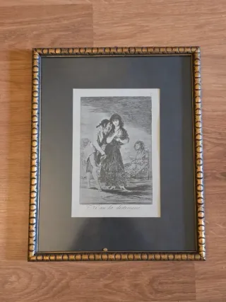 Reproducción de Litografía Goya número 7 - S.XX