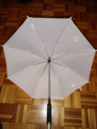 Sombrilla para carrito rosa