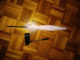 Sombrilla para carrito rosa