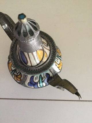 Tetera artesanal antigua