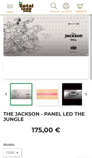 Panel LED The Jackson 150w Grow Or Die