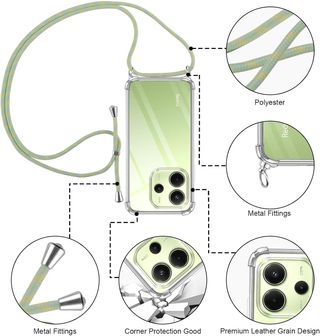 Pnakqil Funda para Xiaomi Redmi Note 14 4G con Cue