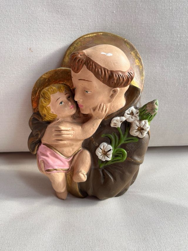Busto de San Antonio de Padua con Cristo Hijo