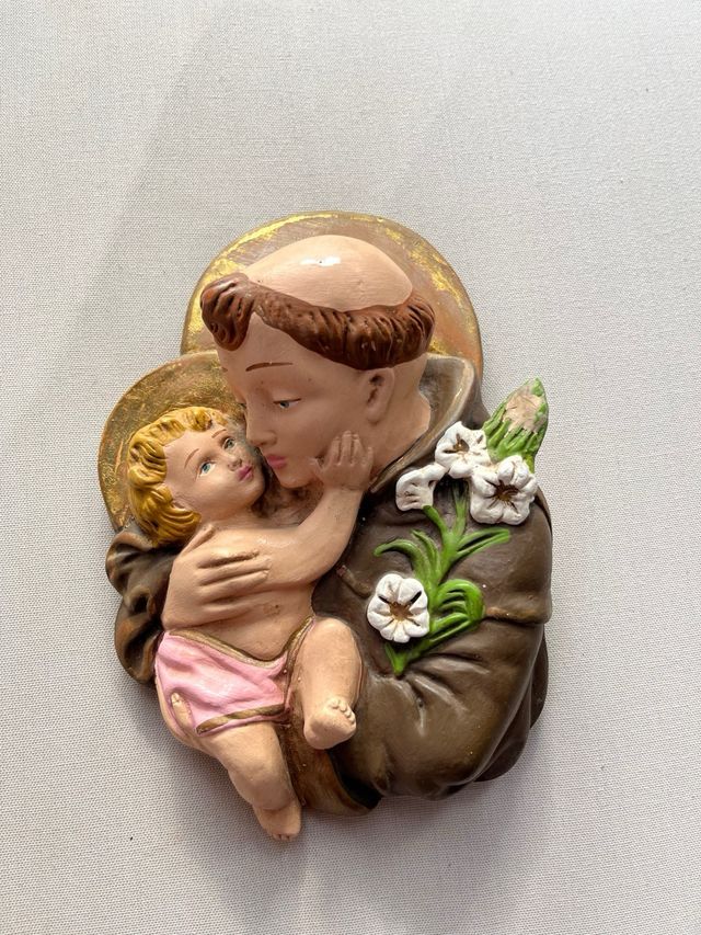 Busto de San Antonio de Padua con Cristo Hijo