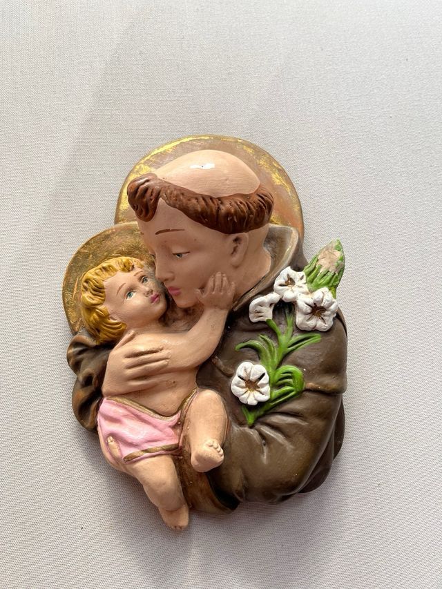 Busto de San Antonio de Padua con Cristo Hijo