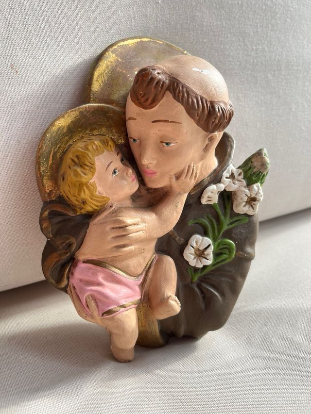 Busto de San Antonio de Padua con Cristo Hijo