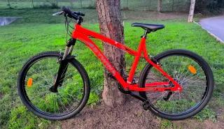 Bicicleta Btwin 26 Naranja Aluminio