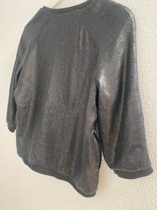 Bomber fiesta lentejuelas Bershka Talla M