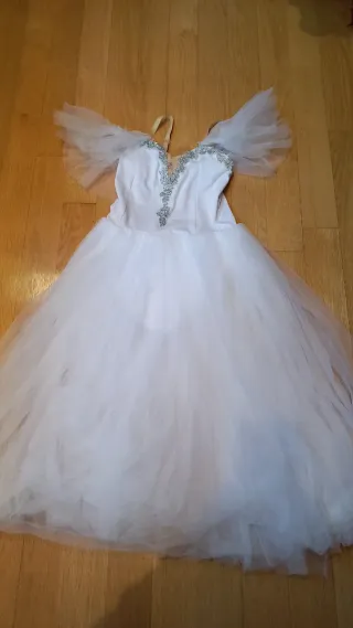 Vestido Ballet Blanco Tutú Niña