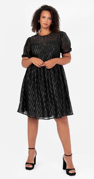 LOVEDROBE Vestido Fiesta Negro Tallas Grandes