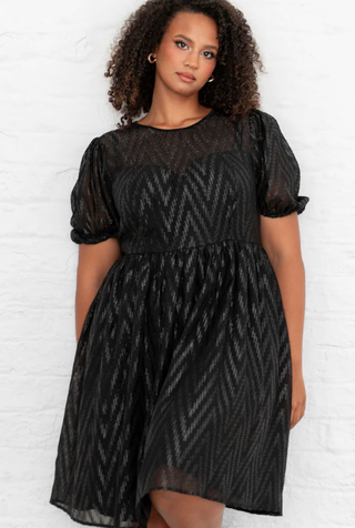 LOVEDROBE Vestido Fiesta Negro Tallas Grandes