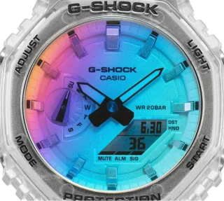 G-Shock Reloj Multicolor Transparente