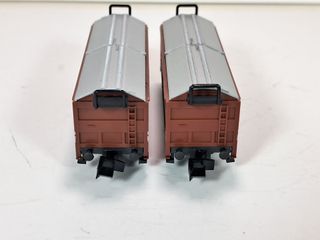 Escala N - 2 vagones techo/paredes correderas DB