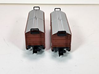 Escala N - 2 vagones techo/paredes correderas DB