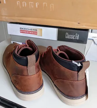 Botas Skechers Cuero Hombre Talla 43