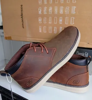 Botas Skechers Cuero Hombre Talla 43