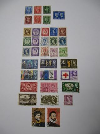 n. 36 Francobolli UK usati anni '40-'70