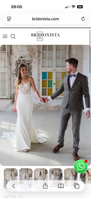 Vestido de Novia Bridonista Blanco