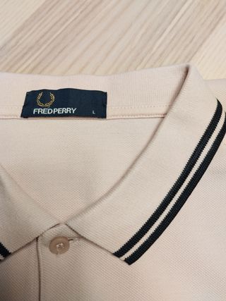 Polo Fred Perry Rosa Talla L