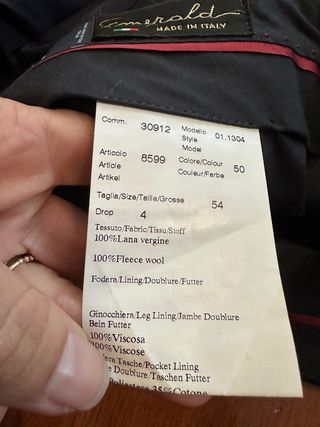 Pantaloni uomo Reda blu