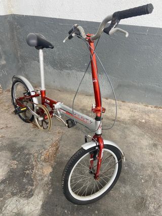 Bicicleta Plegable Monty F18 Roja
