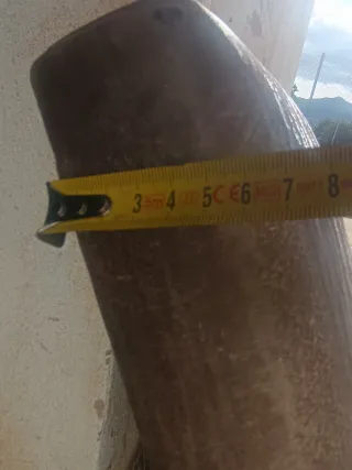 Cabecero polipiel marrón bronce