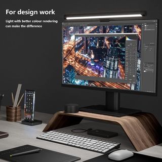 Xiaomi Mi Barra de luz MJGJD01YL REACONDICIONADO marcas minimas, para monitor de computadora, control inalámbrico, fácil instalación, iluminación adicional para computadora sin ocupar espacio en e...
