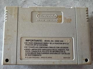 Super Tennis Pal Esp Super Nintendo