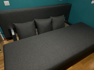 Sofá Cama Ikea Gris Oscuro