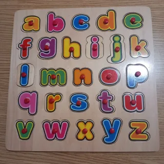Puzzle Madera Abecedario Infantil