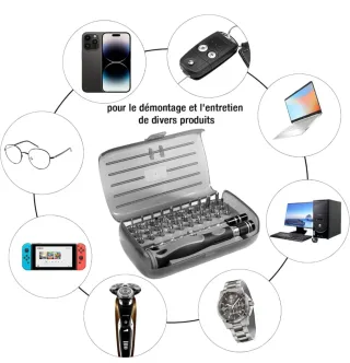 Kit Destornilladores Precisión 32 Piezas